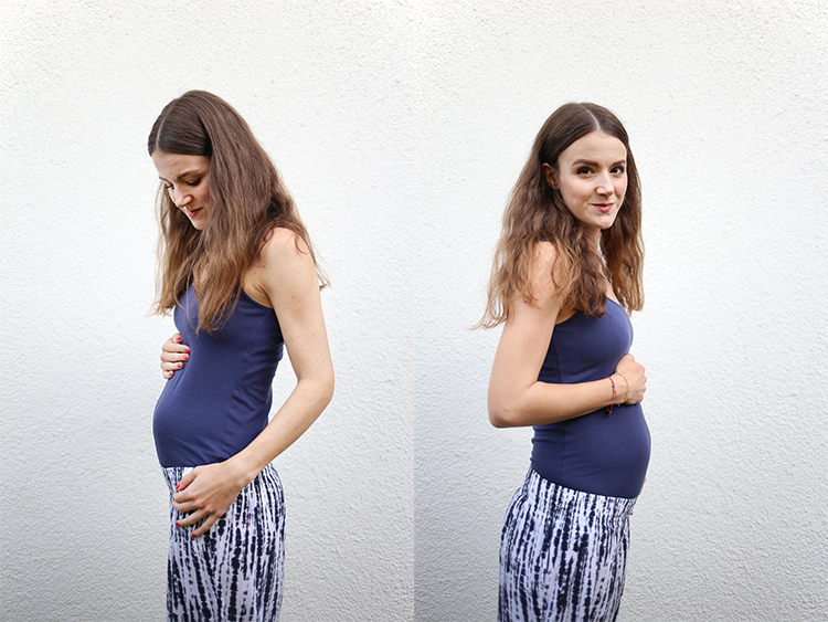 Pregnancy Baby Bump Update 16 Weeks Wunderhaftig