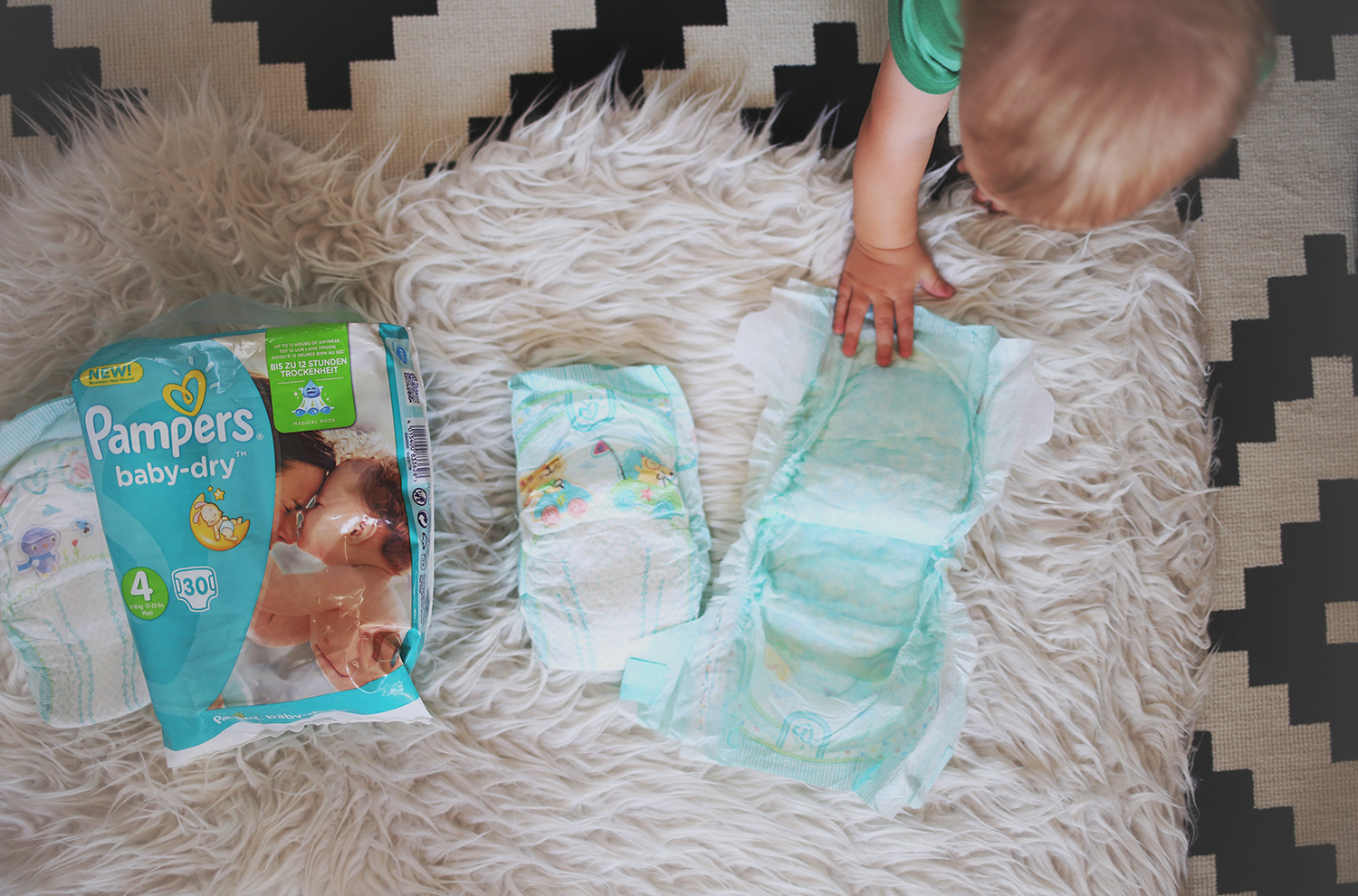 with kids: neue Pampers Baby-Dry im Test – Auf der Suche dem Pipi – Wunderhaftig